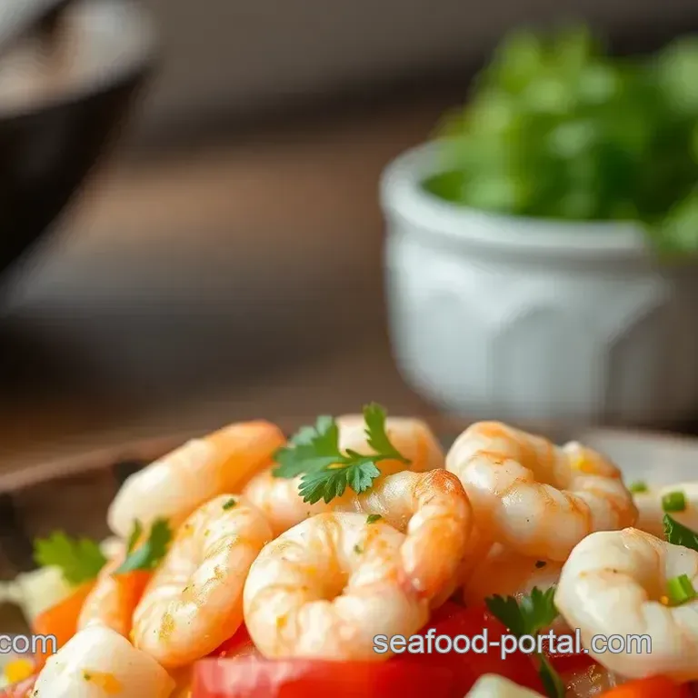 Sautéed Shrimp Salad with Zesty Dressing