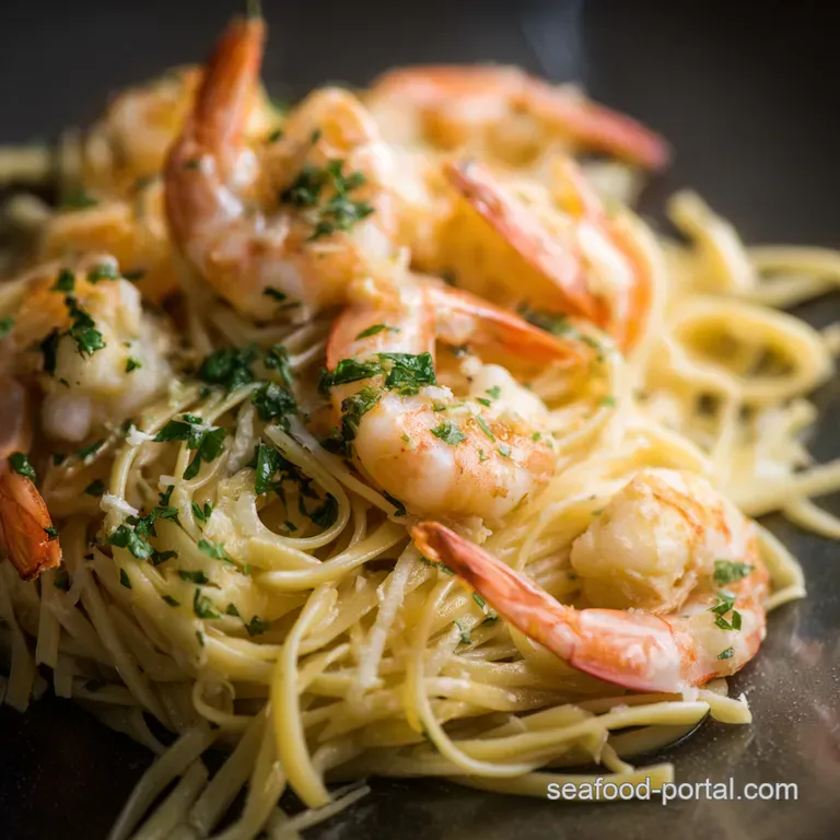 Restaurantstyle Shrimp Scampi Ready in Under 30 presentation
