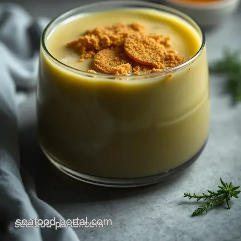 Revitalizing Sea Moss Drink with Citrus and Ginger presentation