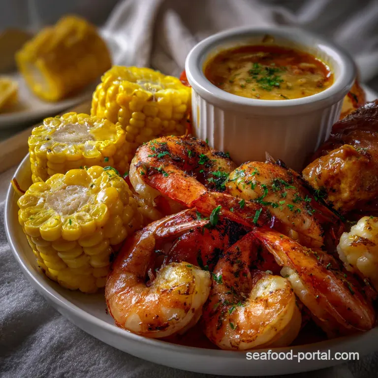 The Rich Buttery Seafood Boil Sauce Youll Need presentation