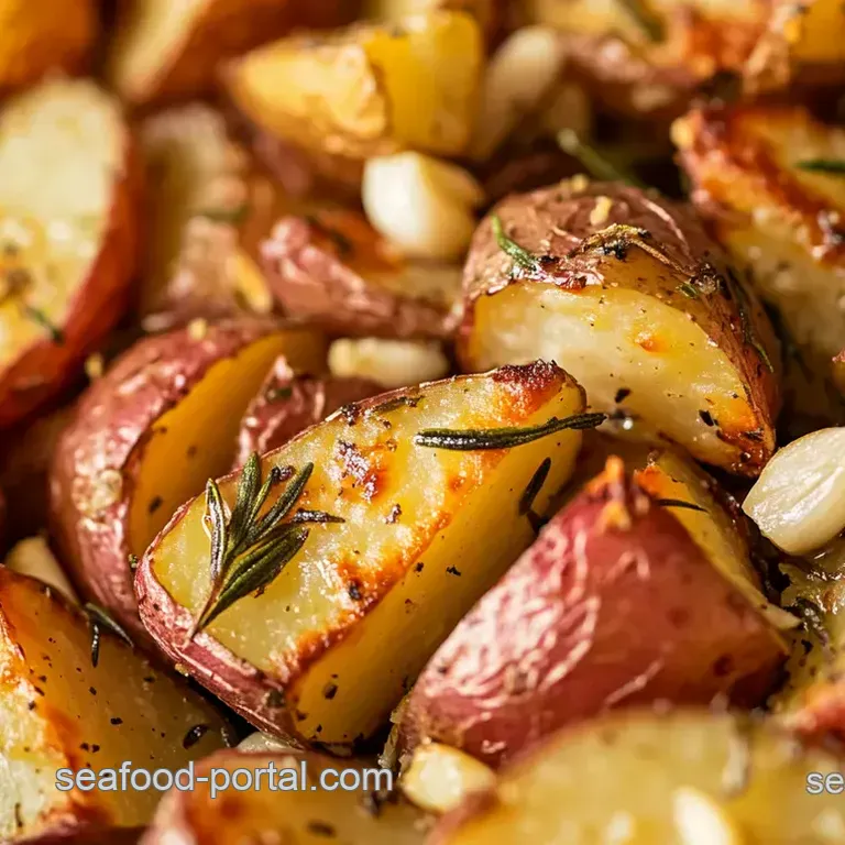 Roasted Red Bliss Potatoes with Garlic and Rosemary