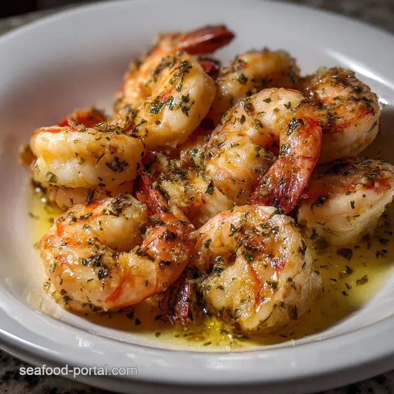 Roasted Shrimp with Herbs: Fast Garlic Lemon Perfection presentation
