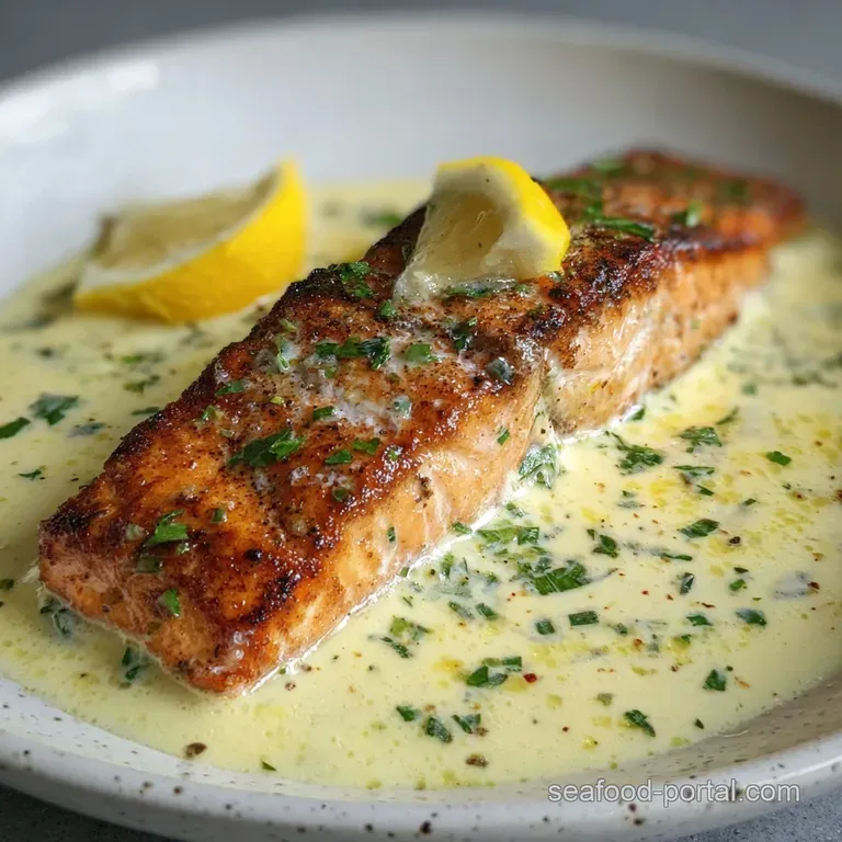 Salmon Sauces: Creamy Lemon Garlic