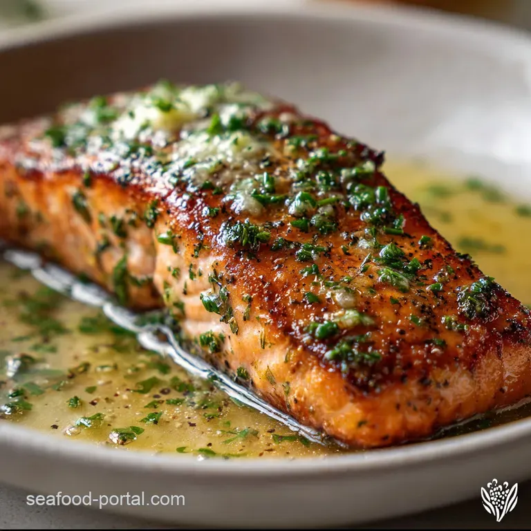Salmon with Herb Butter: Pan-Seared