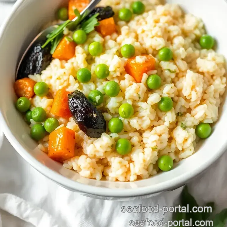 Sea of Stars Risotto presentation