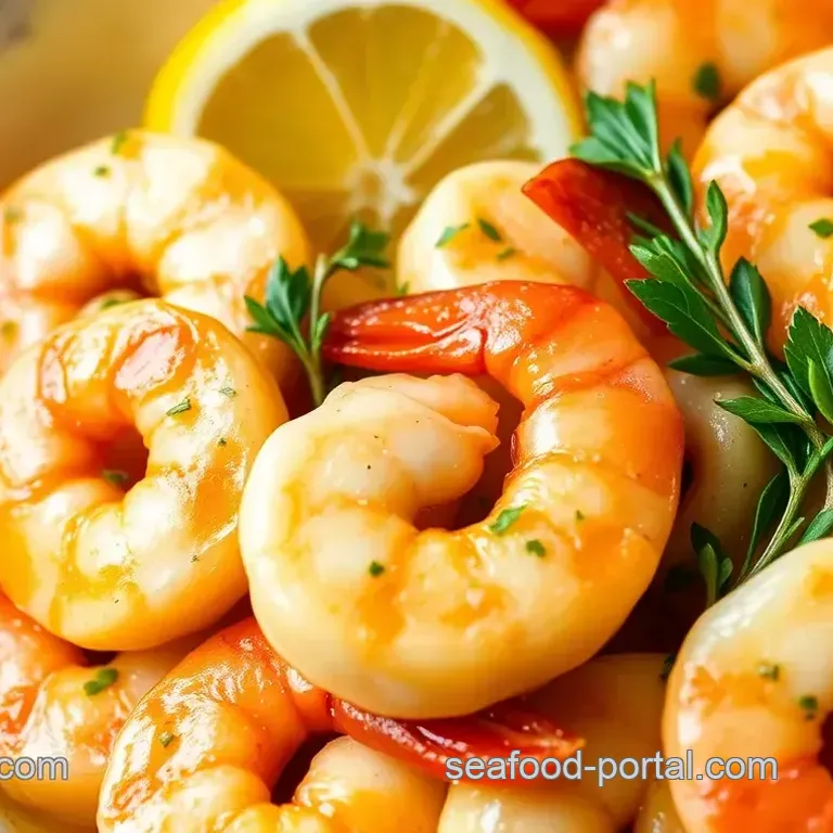 Garlic Butter Shrimp with Lemon