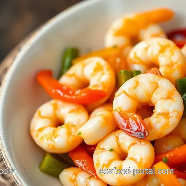 Garlic Butter Sea Shrimp with Mixed Vegetables