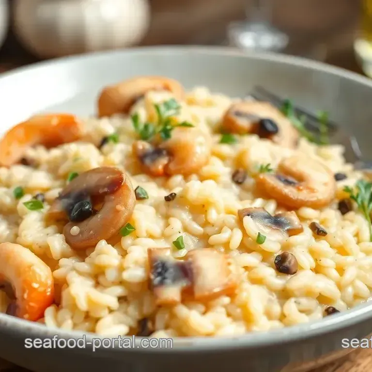Seafood Mushroom Risotto