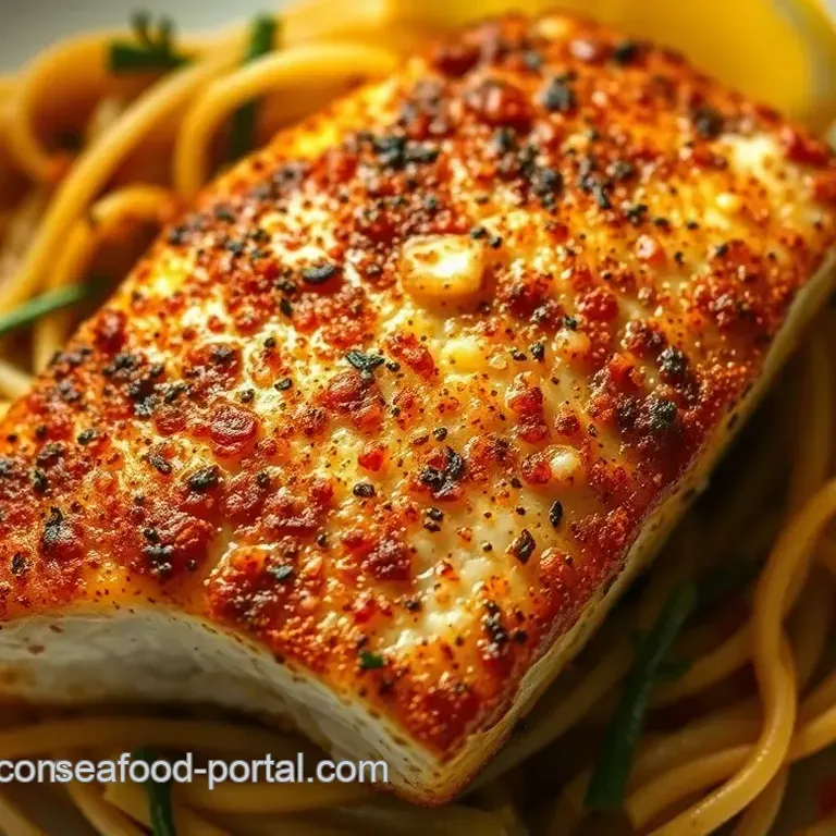 Savory Blackened Sea Bass with Southern Spice