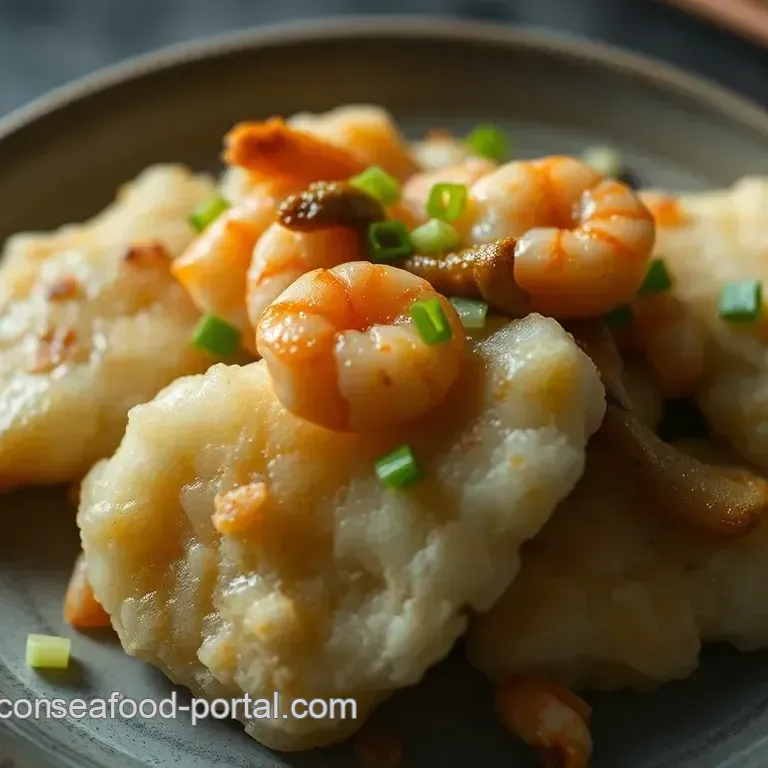 Delicious Savory Daikon Fritters with Shrimp and Shiitake