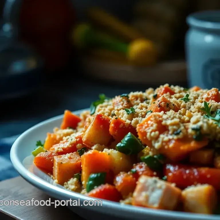 Savory Salmon and Vegetable Bake