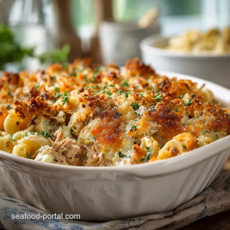 Tuna Casserole: the Ultimate Scratch-Made Recipe (No Canned Soup!) presentation