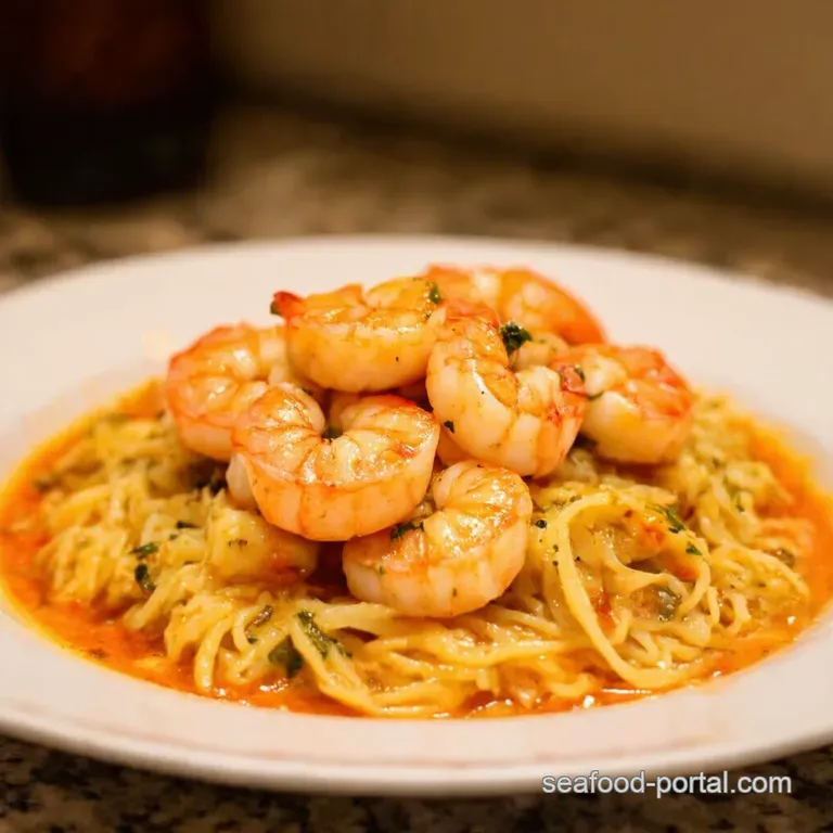 Scrumptious Shrimp Scampi presentation