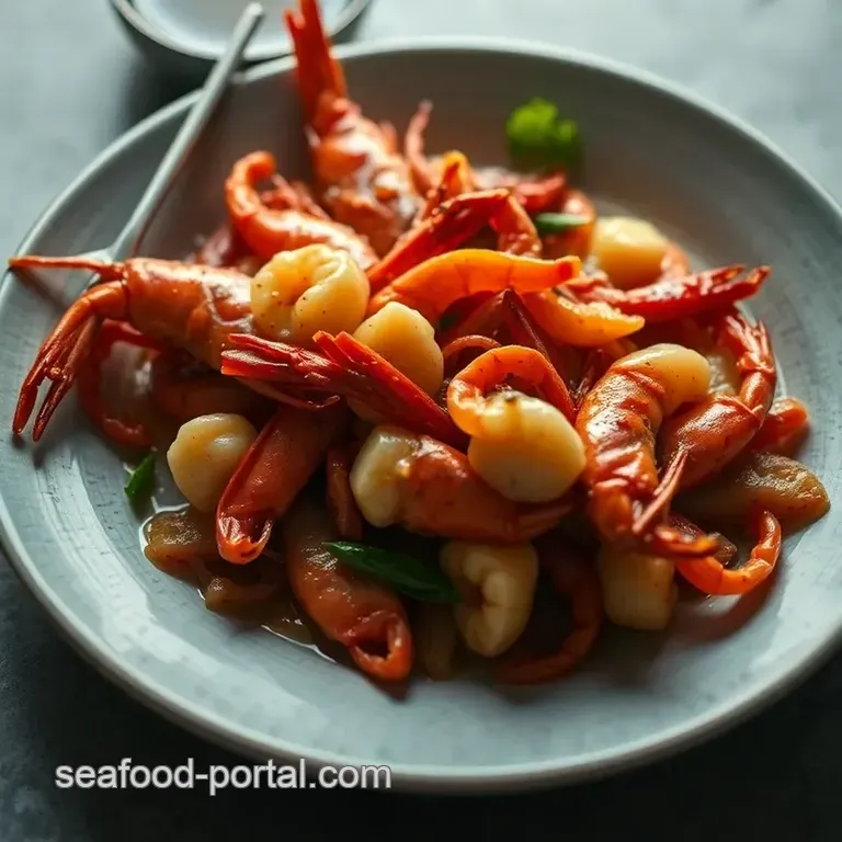 Sea Mantis Delight Recipe presentation