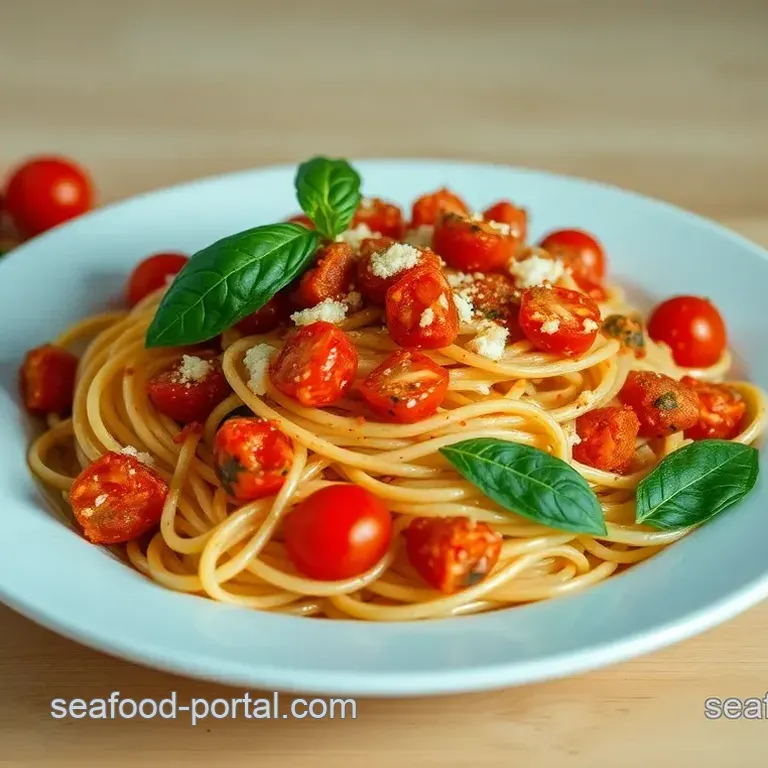 Sea Urchin Pasta with Lemon and Basil