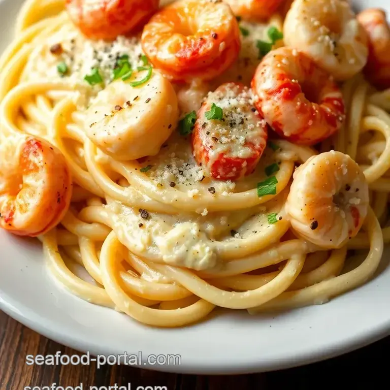 Seafood Alfredo Olive Garden: The Ultimate Creamy Pasta Delight! presentation
