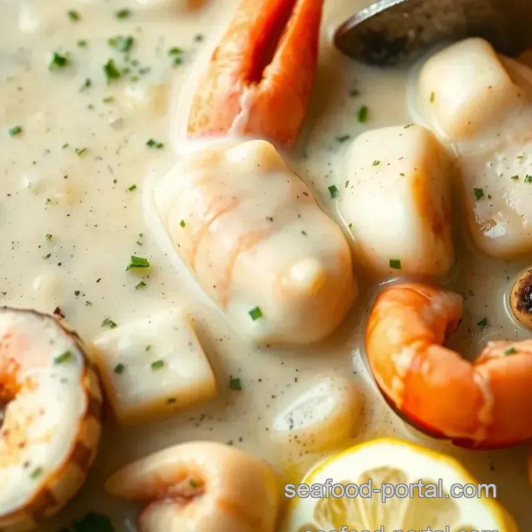 Seafood Butter Sauce Recipe presentation