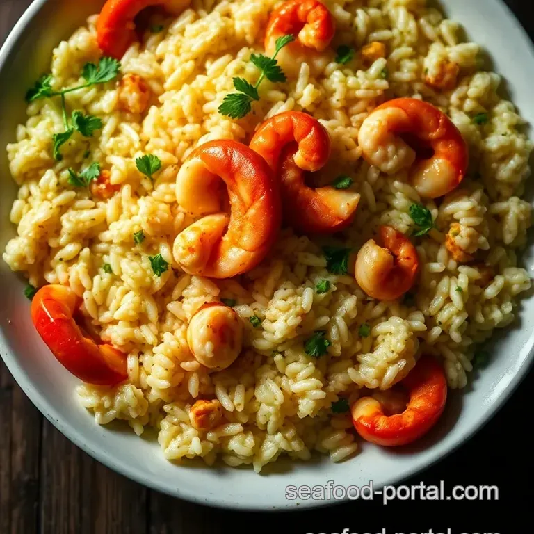 Seafood Risotto: An Italian Classic You Can' t Resist presentation