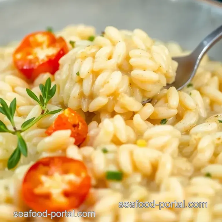 Seafood sie frofile: 5 Easy Tips for Creamy Risotto Perfection! presentation