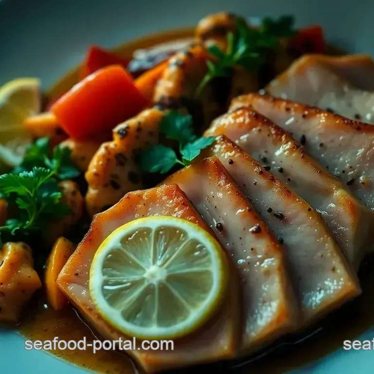 Seared Albacore Tuna Steaks with Citrus Soy Glaze