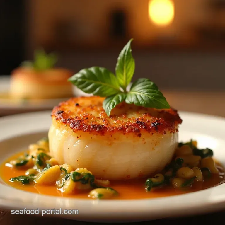 Seared Scallops Ramsays Golden Crust Secret presentation