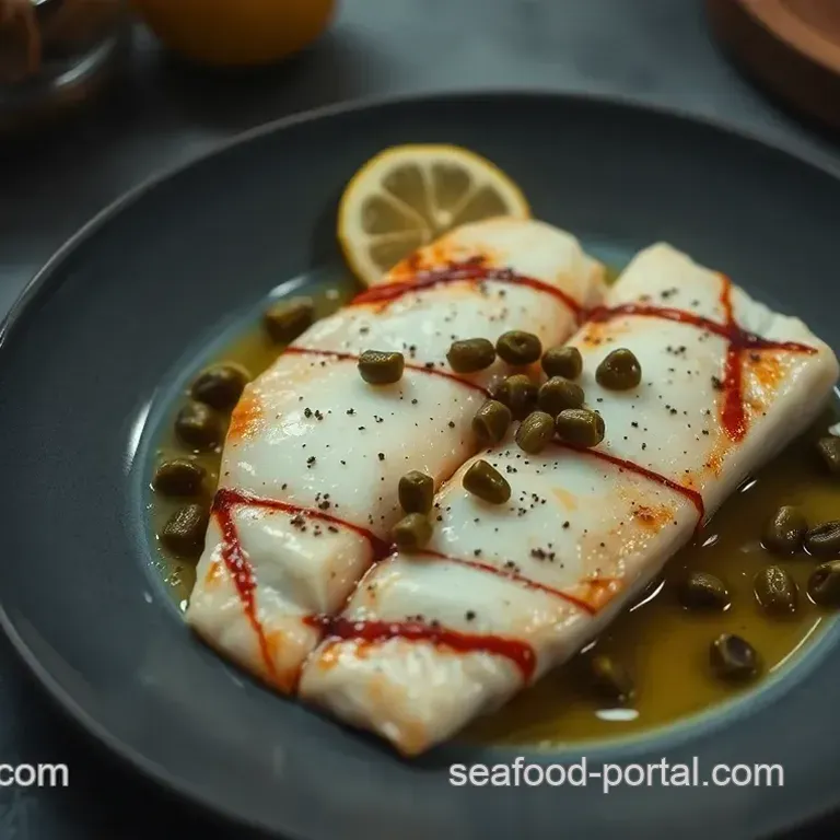 Easy & Elegant Seared Wing Skate Fish with Lemon-Caper Butter