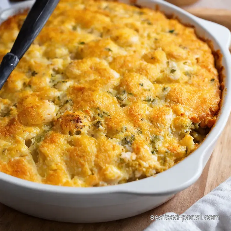 Seaside Comfort the Easiest Ever Seafood Casserole presentation