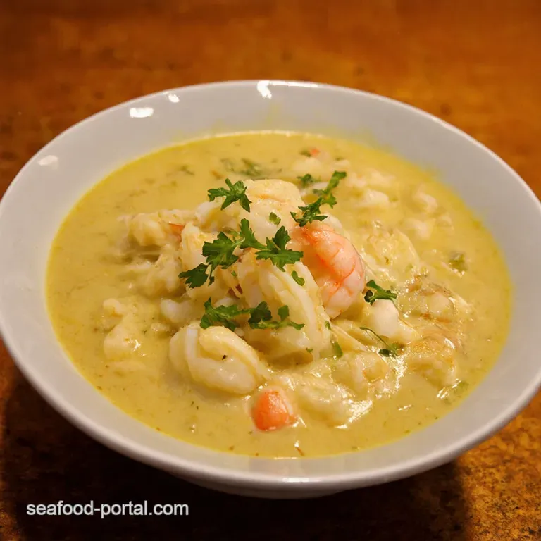 Seaside Serenity Chowder the Ultimate Creamy Seafood Dream presentation