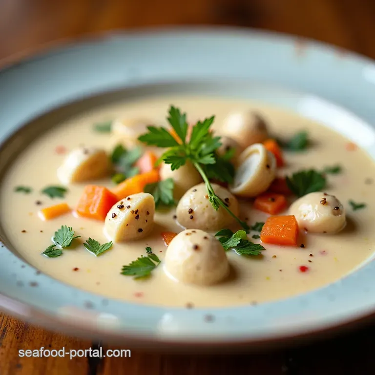 Seaside Serenity Creamy Clam Chowder That Sings