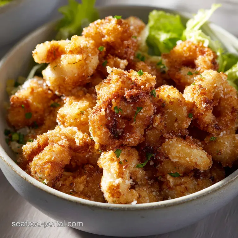 Seaside Sweetness Crispy Sugarkissed Calamari presentation