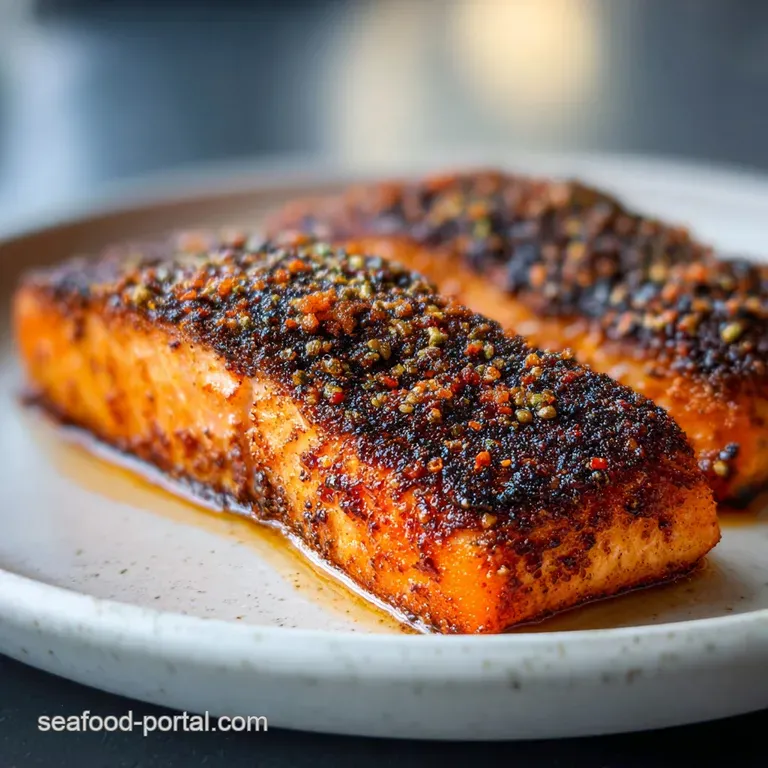 Seasoned Salmon: Smoky Crisp Crust