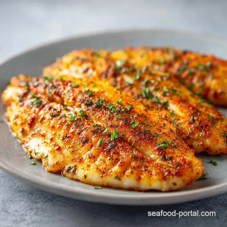 Seasoned Tilapia Fillets: Quick and Golden