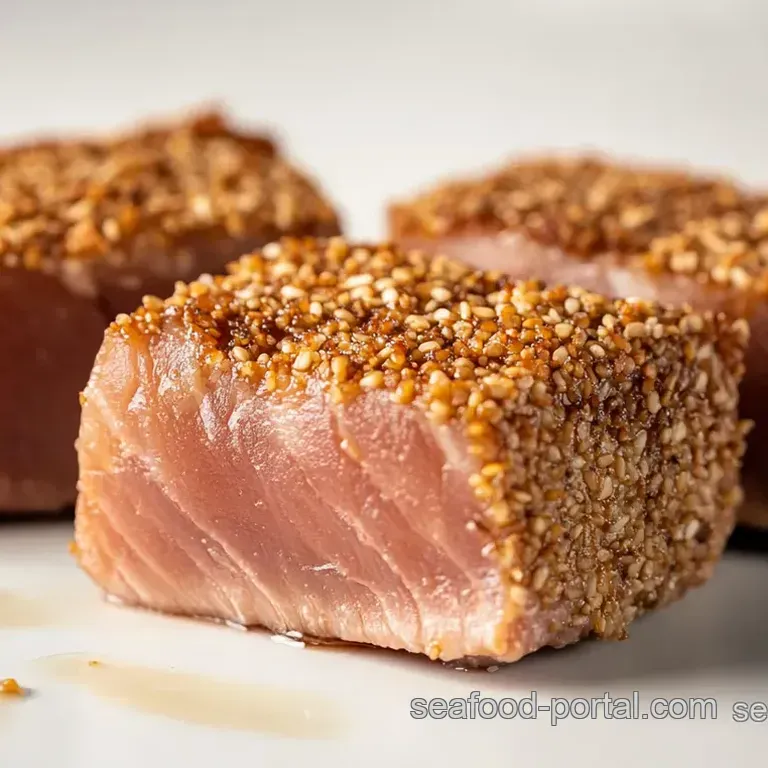 Sesame-Crusted Seared Ahi Tuna with Wasabi Mayo