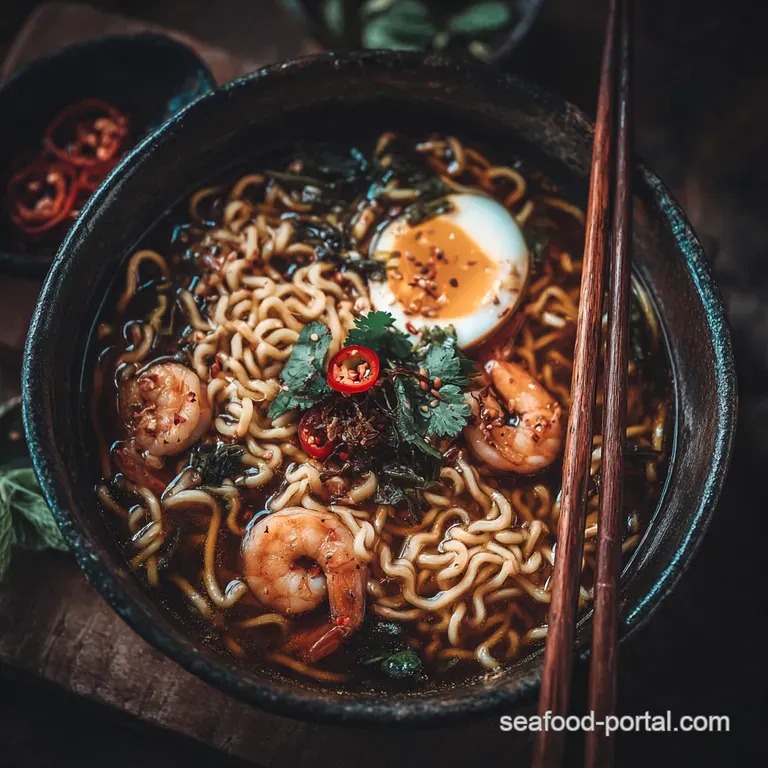 Sesame Garlic Ramen Noodles: Ready in a Jiffy Toss