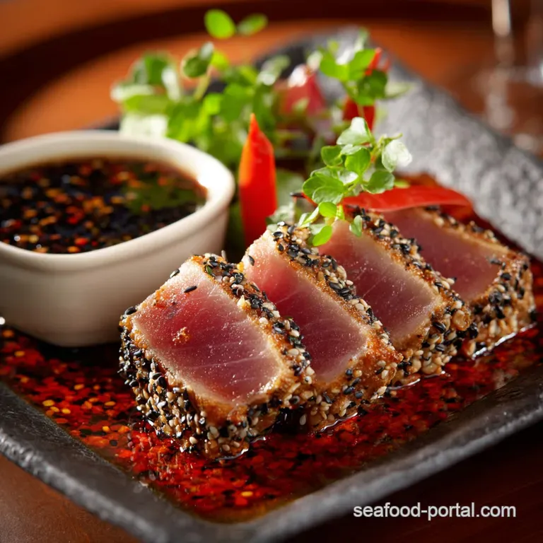 Seared Tuna Steak the 5Minute Masterpiece presentation