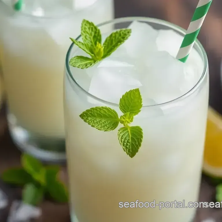 Shake Coconut Water with Rum for Tropical Bliss Ocean s Conquest Cocktail
