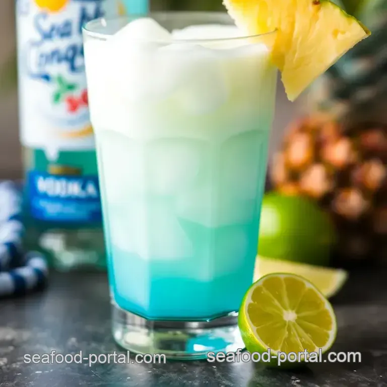 Sea of Conquest Cocktail presentation
