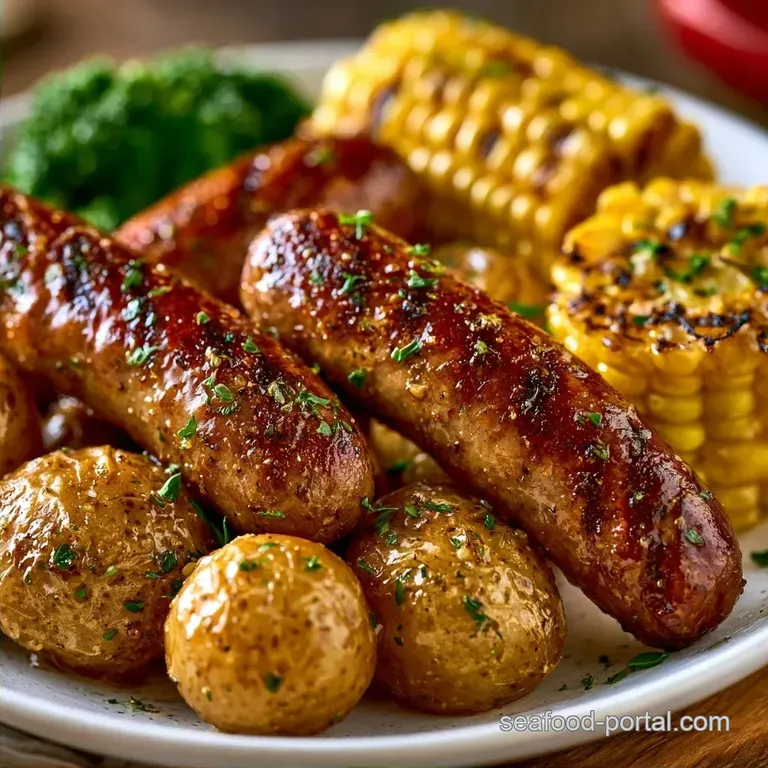 Sheet Pan Seafood Boil with Andouille Sausage