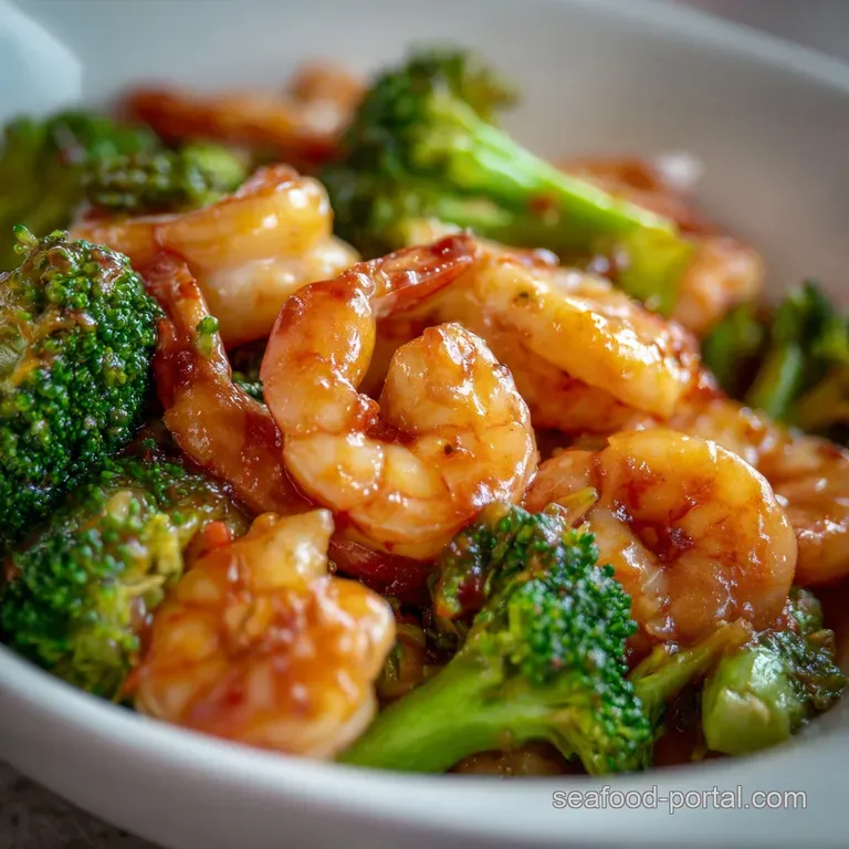 Shrimp Broccoli Stir Fry: Quick Zesty Takeaway Fake-Away presentation