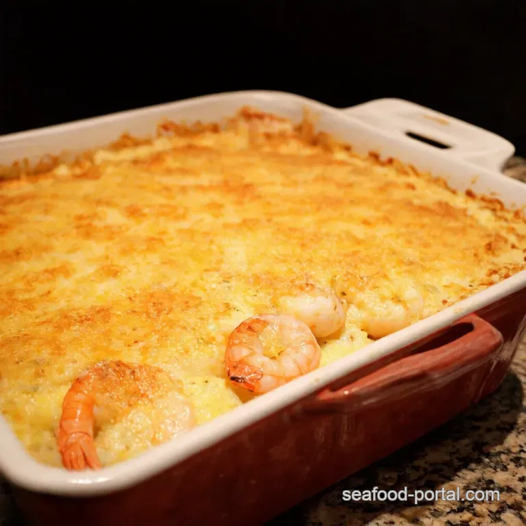 Shrimp Casserole a Creamy Dreamy Seafood Delight presentation