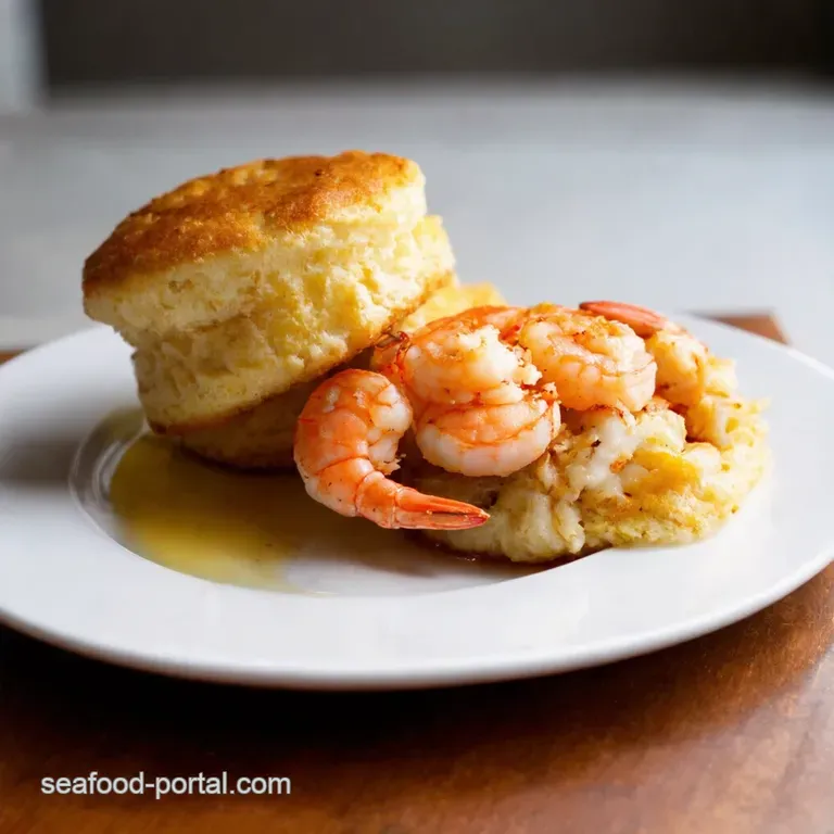 Shrimp Crab Biscuit Melts Seaside Comfort Sorted presentation