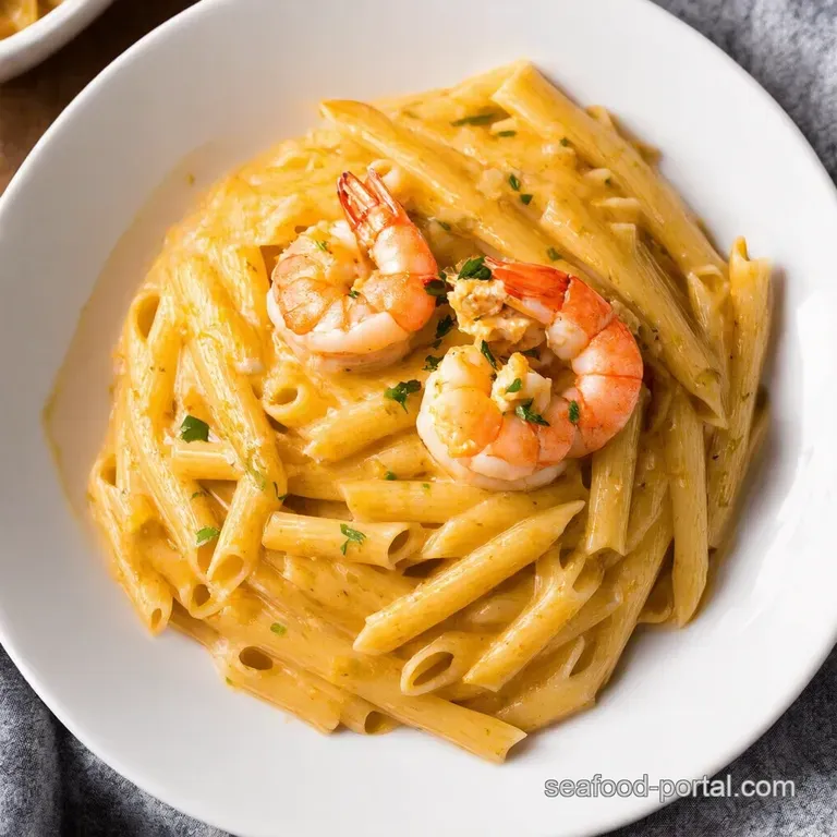 Shrimp Crab Pasta in a Creamy Cajun Dream Sauce