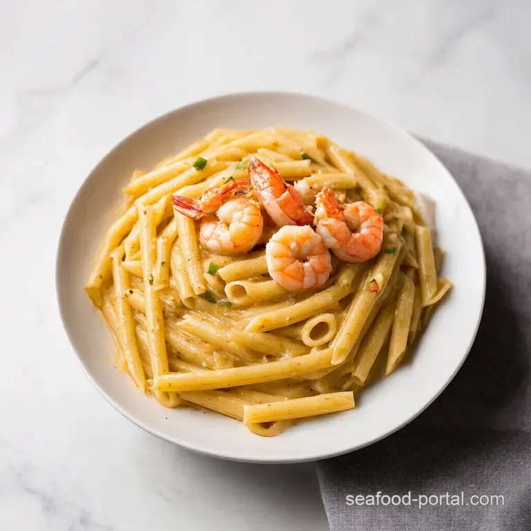 Shrimp Crab Pasta with Creamy Cajun Kick
