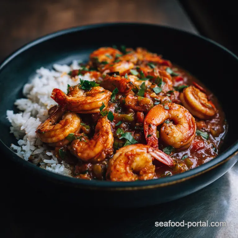 Shrimp Creole a Taste of New Orleans at Home presentation