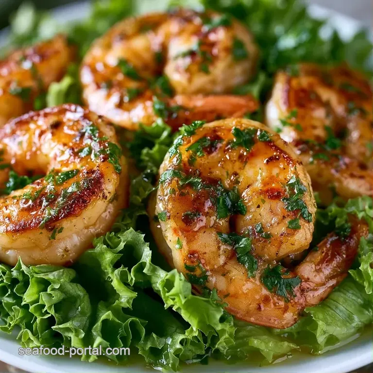 Plump seared shrimp arranged over a colorful mix of baby spinach, sliced carrots, and radishes on a white ceramic plate.