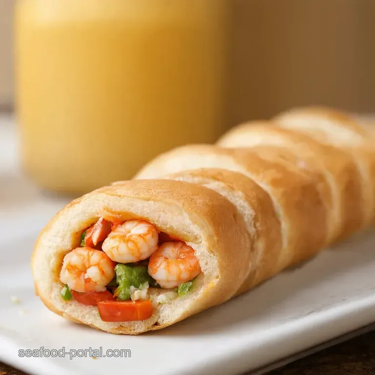 Shrimp Salad Hot Dog Rolls with Chunky Avocado Salsa presentation