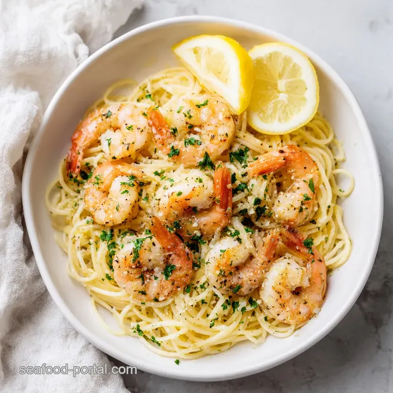 Shrimp Scampi Olive Garden Style Pasta
