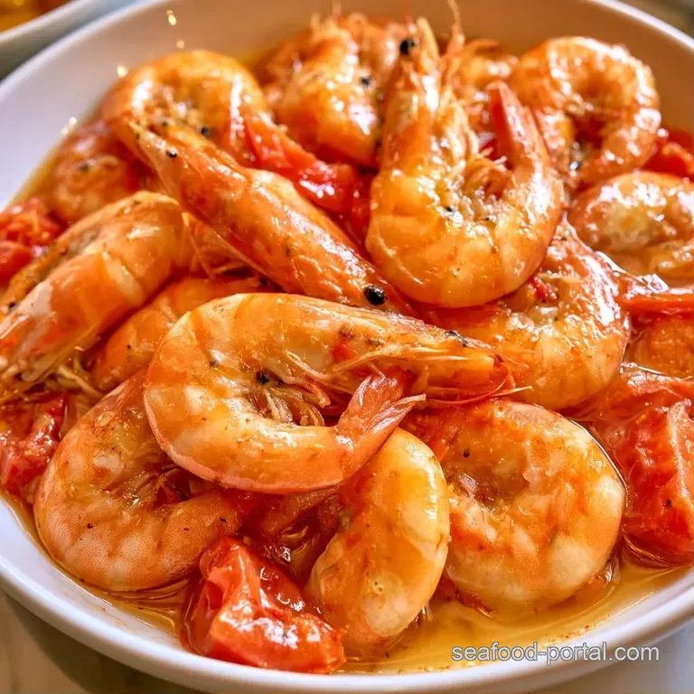 A white ceramic bowl of sour shrimp soup with vibrant greens and red tomatoes, set on a rustic wooden tabletop.