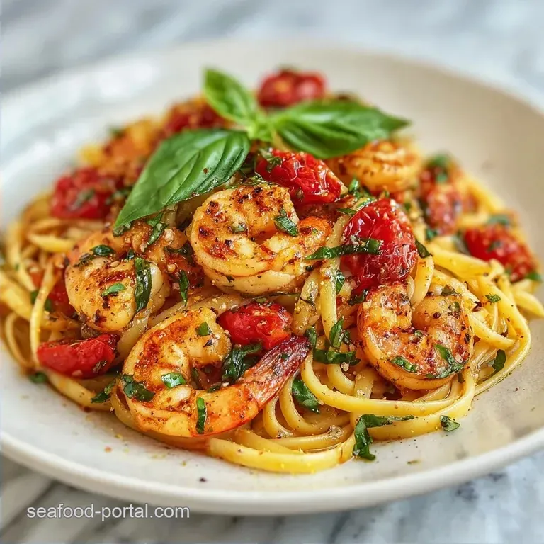 Shrimp Tomato Basil Pasta: Velvety and Bright