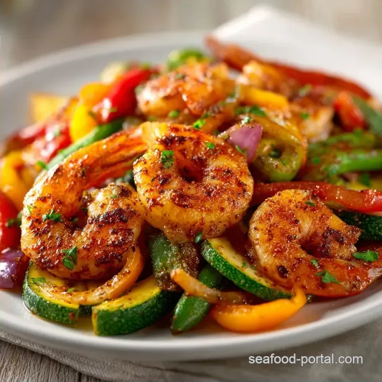 Shrimp Vegetable Skillet: Healthy and Zesty